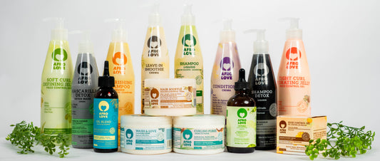 Afro Love: Productos para el cabello afro libre de químicos, parabenos, siliconas, colorantes. Shampoo, Mascarillas, Aceites, Geles. Ingredientes naturales.