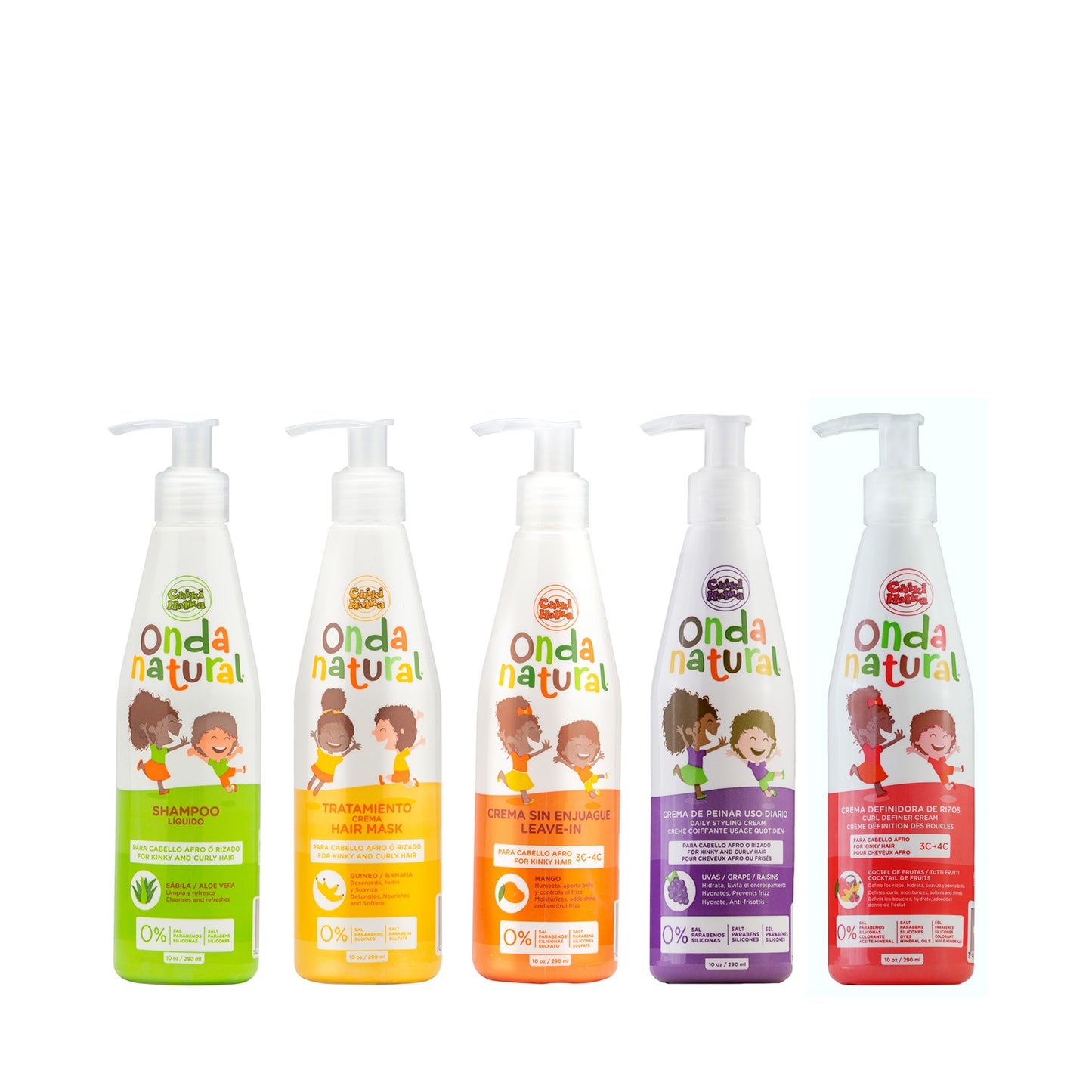 Kit Completo Onda Natural Afro Pequeño