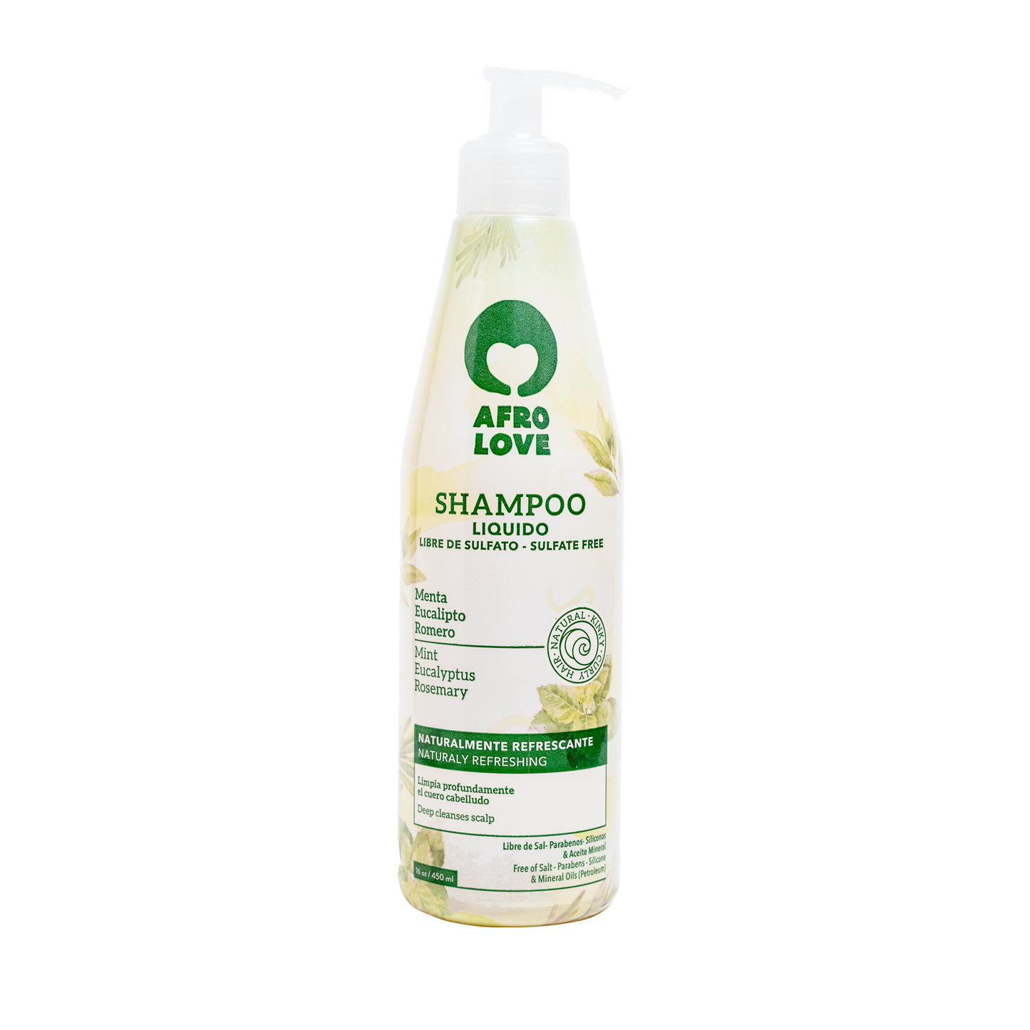 Shampoo Sulfate Free Afro Love - Halka Store - ¡Tienda Online Afro Love, Curly Love y demás productos con envío a domicilio a todo el país!