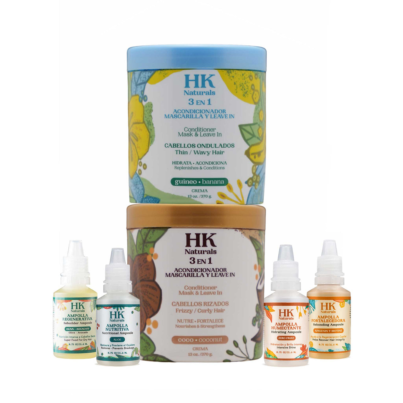 Kit HK Naturals Terapia Completa