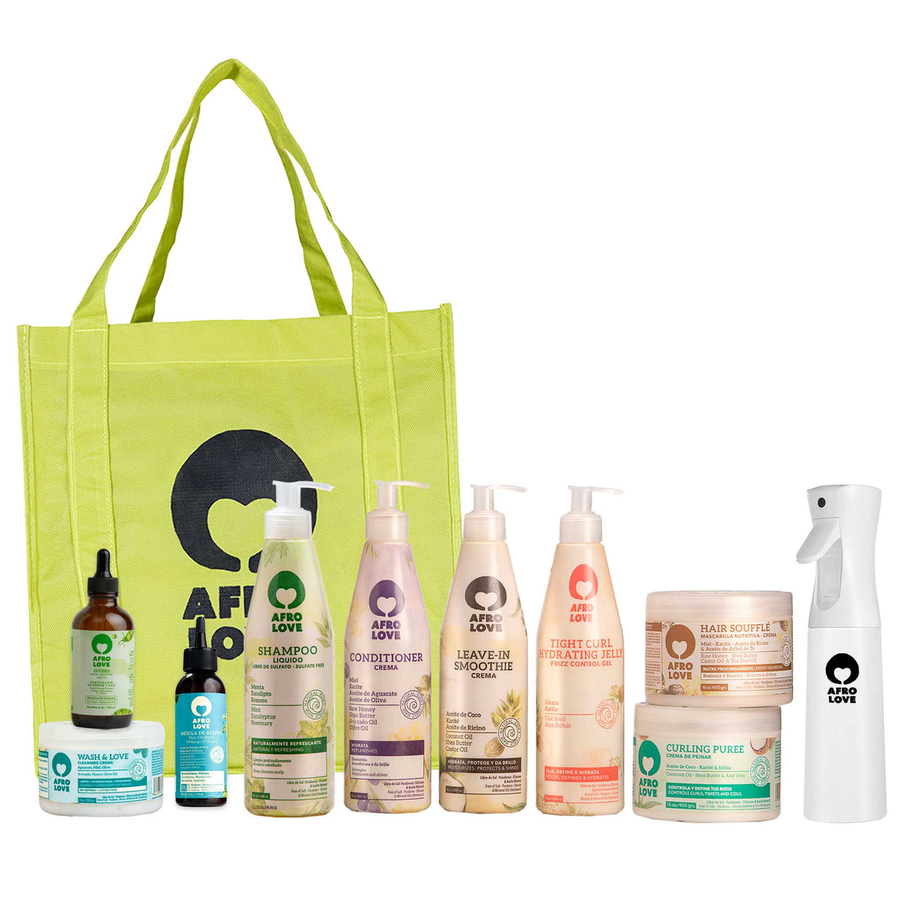 Kit Afro Love Completo Grande - Halka Store - ¡Tienda Online Afro Love, Curly Love y demás productos con envío a domicilio a todo el país!