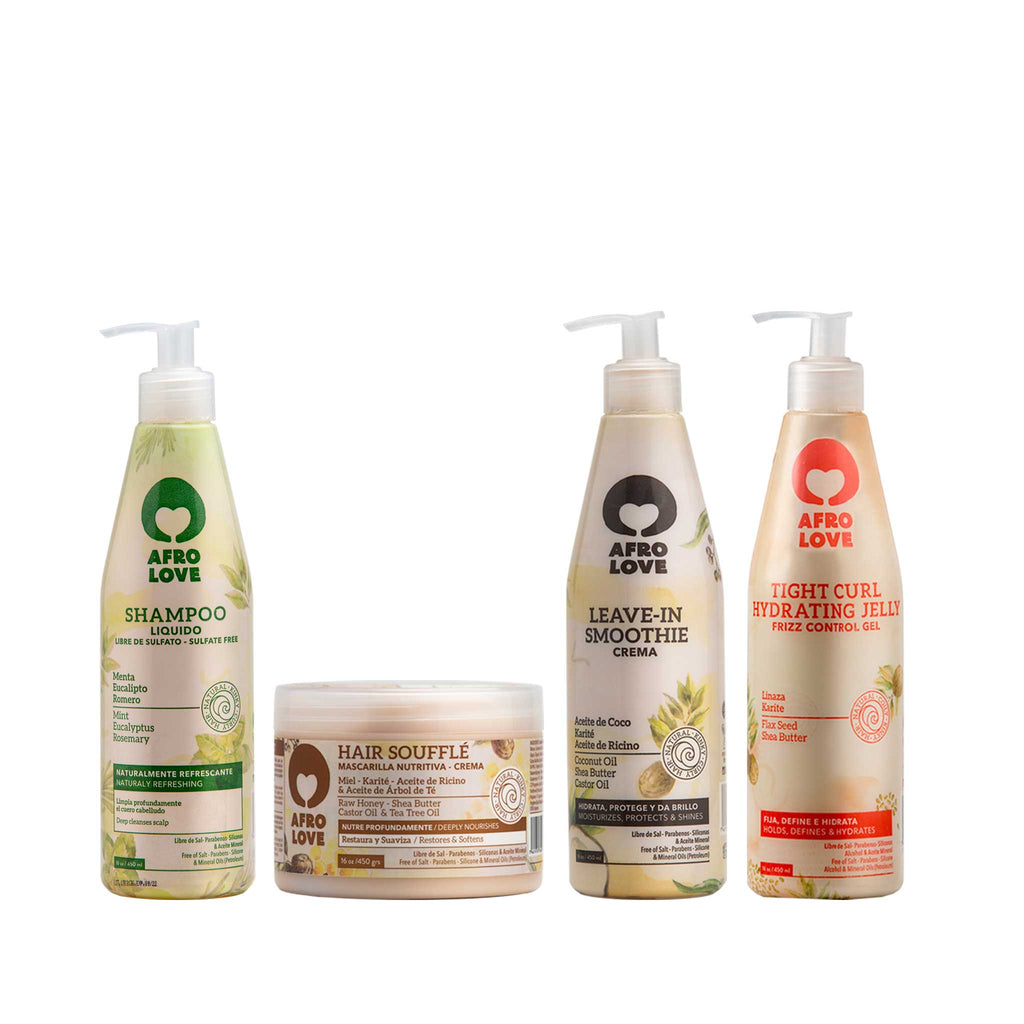 Kit Essentials Afro Love - Halka Store - ¡Tienda Online Afro Love, Curly Love y demás productos con envío a domicilio a todo el país!