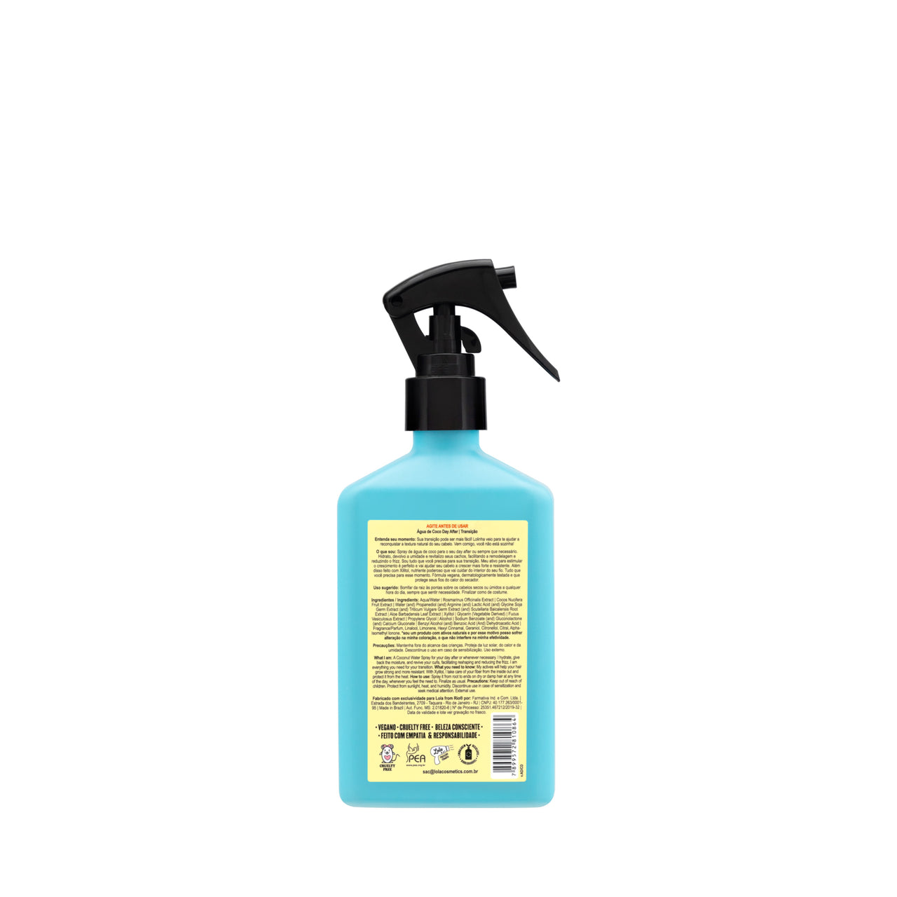 Activador de Rizos Transição Agua de Coco Lola Cosmetics