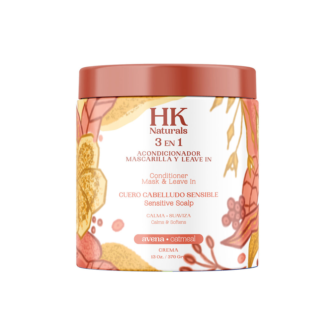 HK Naturals 3 en 1 Suavizante con Avena
