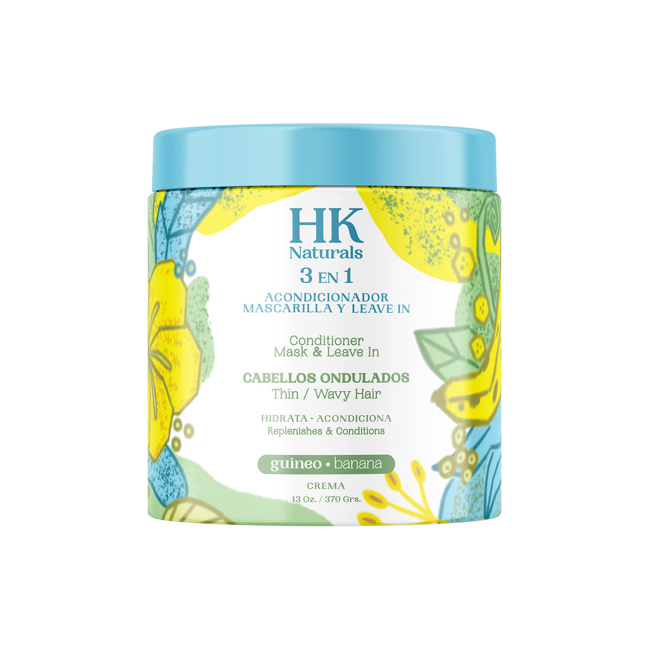 HK Naturals 3 en 1 Hidratante con Guineo