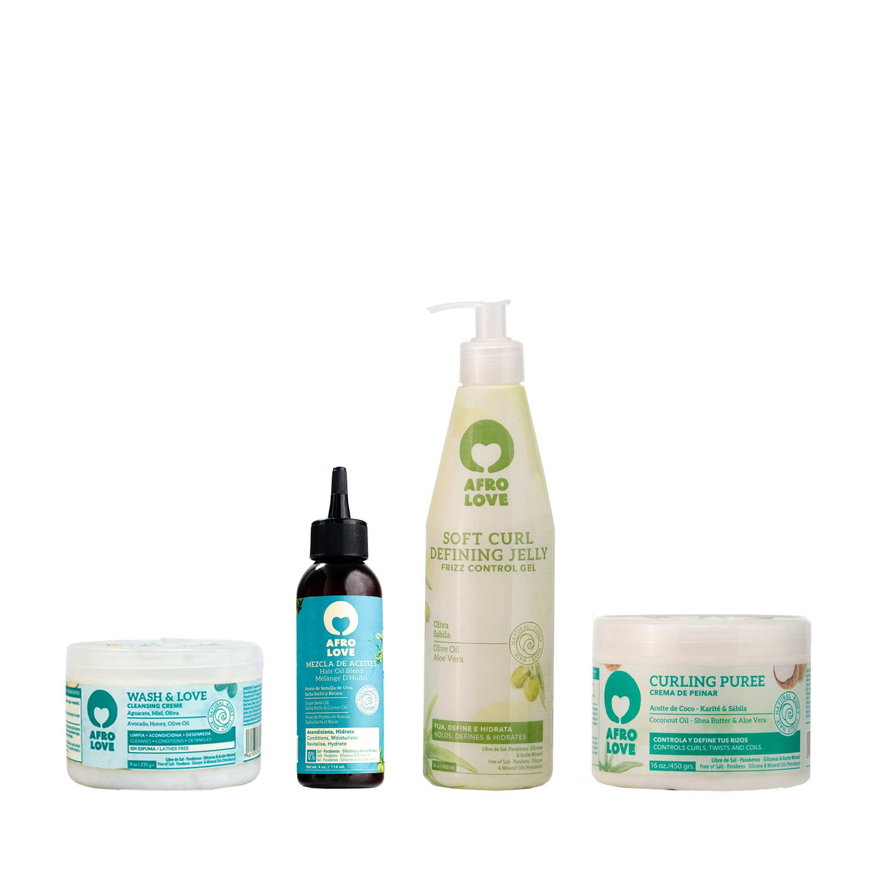 Kit Afro Love Wash'N'Go Soft Curls