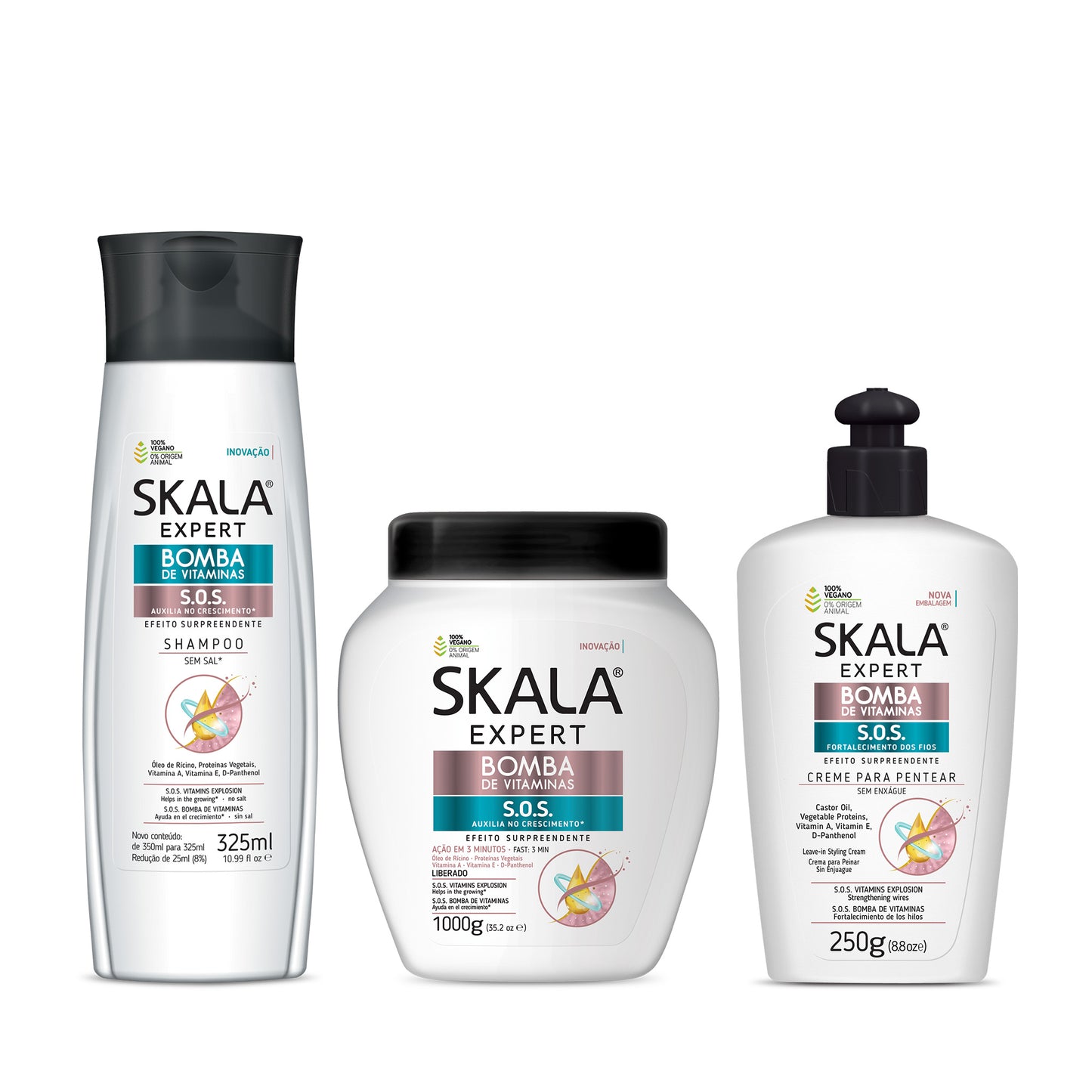 Kit Completo Bomba de Vitaminas Skala