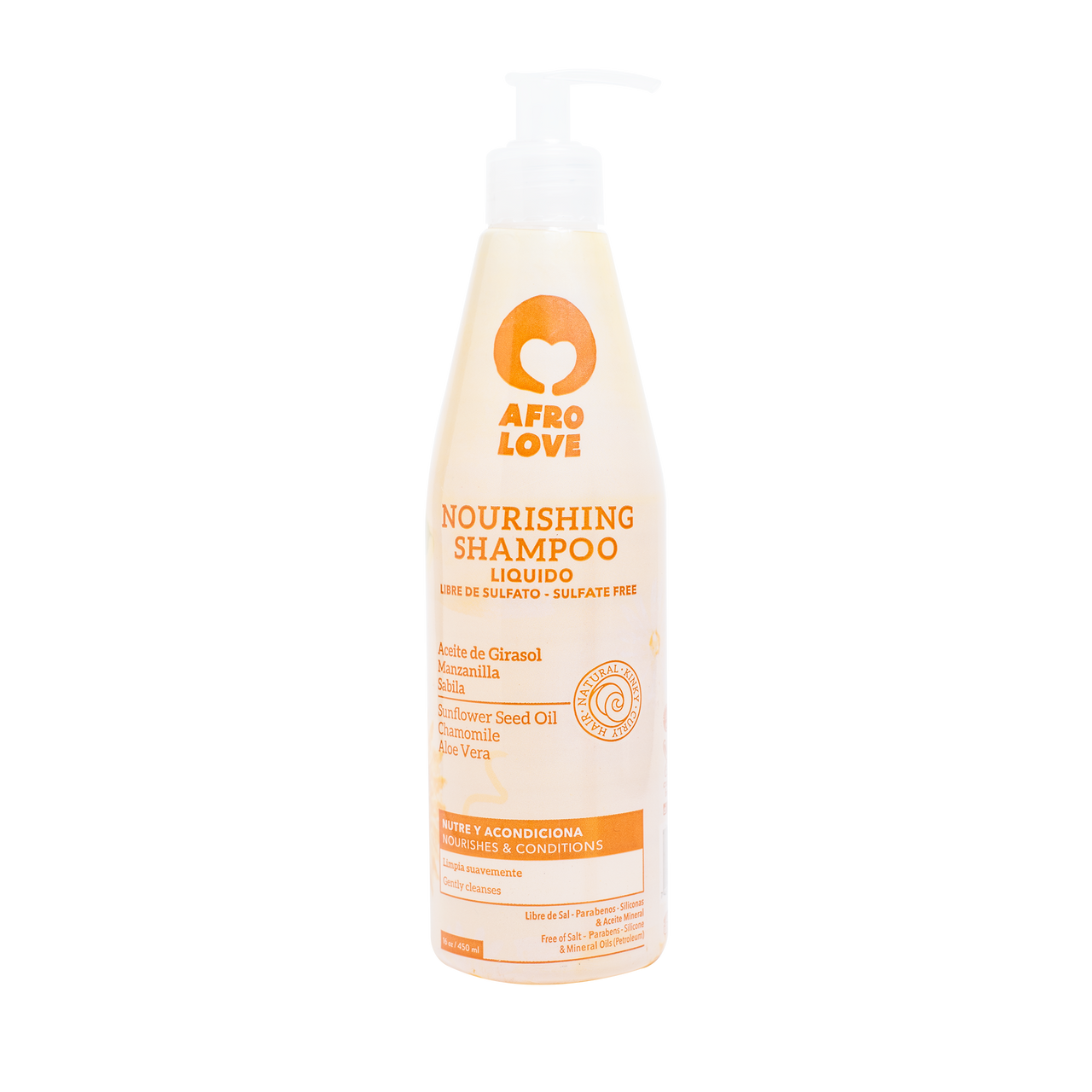 Shampoo Sulfate Free Nourishing Afro Love - Halka Store - ¡Tienda Online Afro Love, Curly Love y demás productos con envío a domicilio a todo el país!