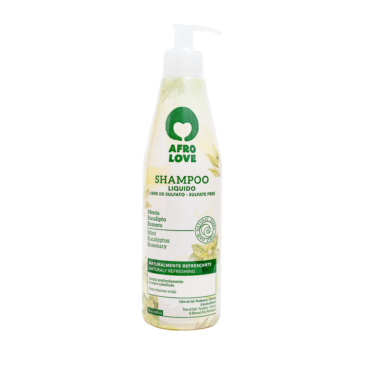 Shampoo Sulfate Free Afro Love - Halka Store - ¡Tienda Online Afro Love, Curly Love y demás productos con envío a domicilio a todo el país!
