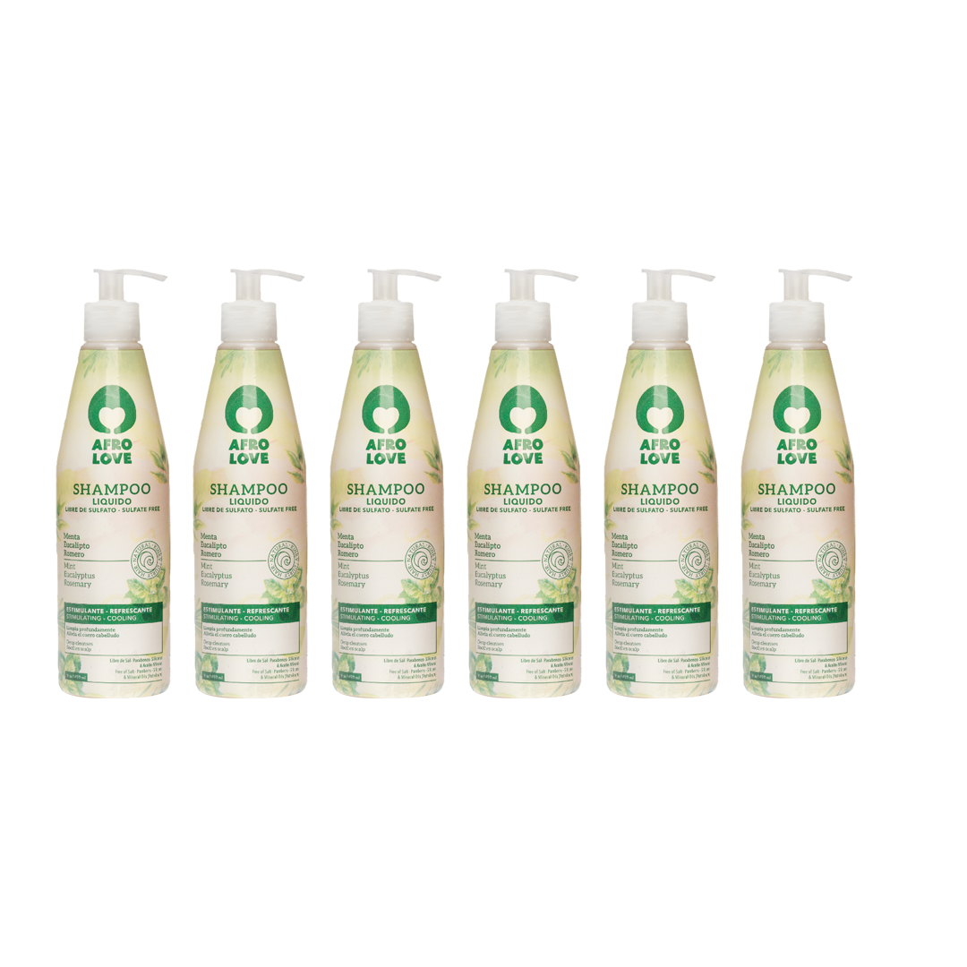 Caja Shampoo Menta Afro Love