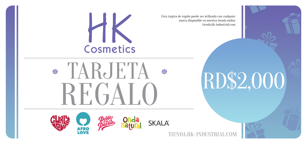 Tarjeta de Regalo Halka Store RD$2,000